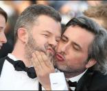Eric Naulleau et Nicolas Rey lors de la montée des marches du 22 mai 2009 du 62e Festival de Cannes