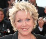 Françoise Laborde lors de la montée des marches du 22 mai 2009 du 62e Festival de Cannes