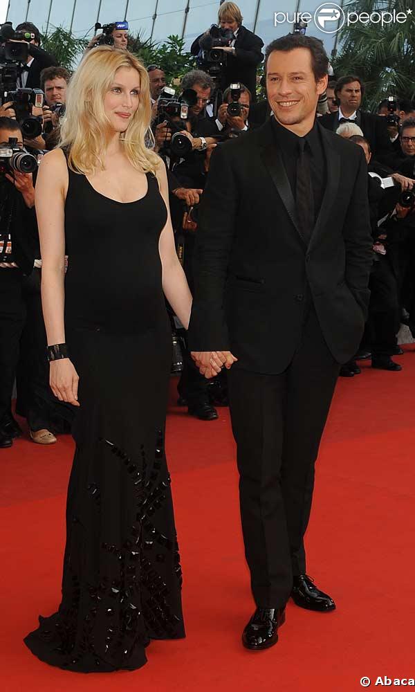 Laetitia Casta et son mari Stefano Accorsi lors du 62e Festival de Cannes