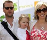 Jason Priestley, sa femme Naomi et leur fille Ava 