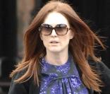 Julianne Moore se promène dans le Meat Packing à New-York le 27 mai 2009.