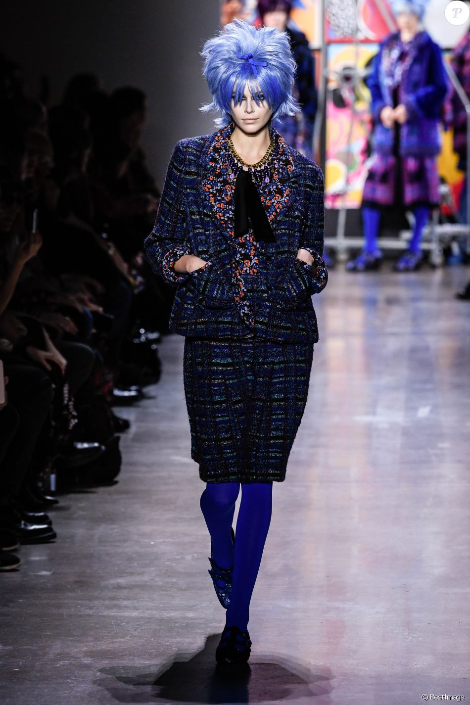 Kaia Gerber au dÃ©filÃ© Anna Sui lors de la Fashion Week automne-hiver 2019/2020 Ã  New York, le 11 fÃ©vrier 2019.