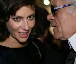 La ravissante Anna Mouglalis et Karl Lagerfeld... Chanel leur coule dans les veines !
