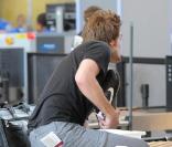Robert Pattinson à l'aéroport de Los Angeles le 1er juin 2009