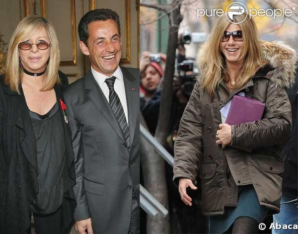 Barbra Streisand (et Nicolas Sarkozy)/Jennifer Aniston 