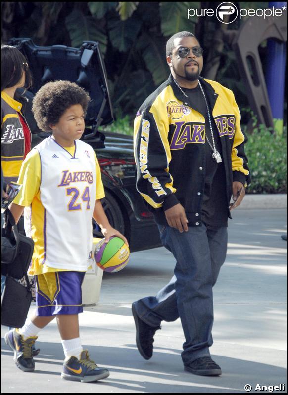 Ice Cube se rendant au match des finales NBA opposant les Lakers à Orlando Magic au Staples Center de Los Angeles le 4 juin  2009