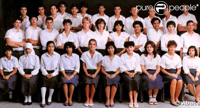 Rania de Jordanie à la New English School de Koweit en 1987 