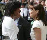 Carla et Michelle lors de leurs retrouvailles
