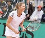 Steffi Graf et Andre Agassi jouent à Roland-Garros pour leurs associations le 6 juin 2009