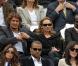 Le couple Tony Parker/Eva Longoria installé à côté d"Isabelle Adjani, avec le couple Bixente Lizarazu/Claire Keim