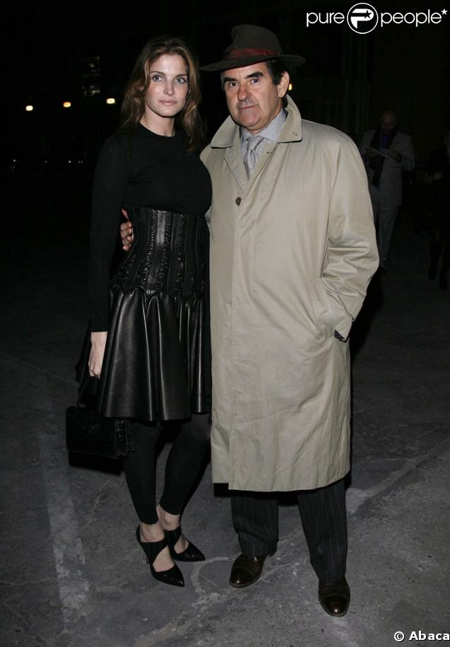 Stephanie Seymour et son futur ex-mari Peter Brant