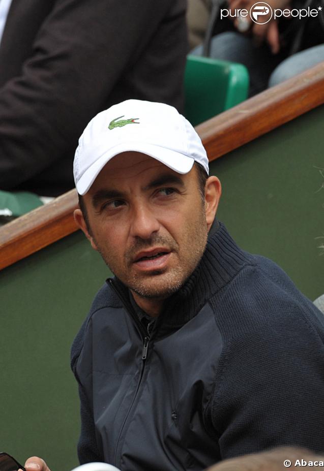 Nikos Aliagas à Roland-Garros