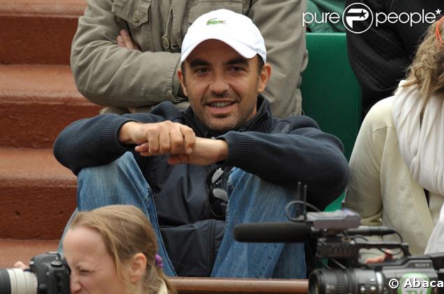 Nikos Aliagas à Roland-Garros