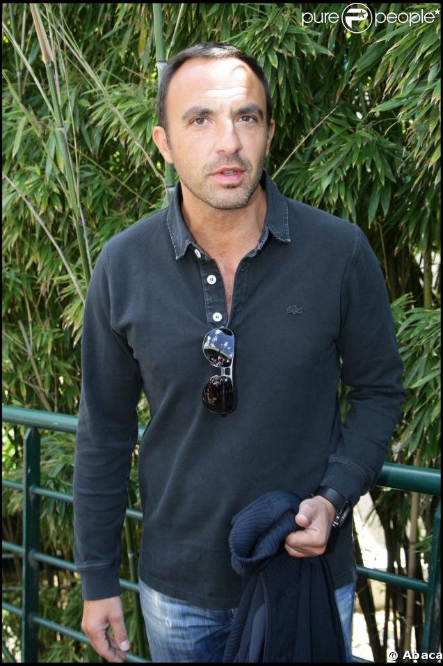 Nikos Aliagas à Roland-Garros