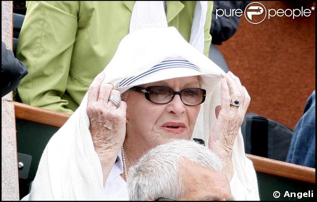 Line Renaud à Roland-Garros