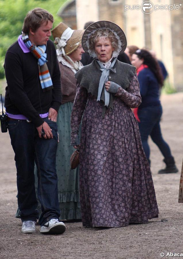 Dame Judi Dench sur le tournage de 