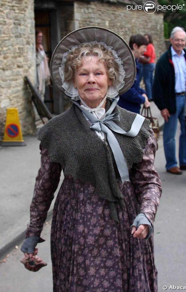 Dame Judi Dench sur le tournage de 
