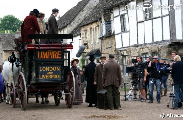 Dame Judi Dench sur le tournage de 