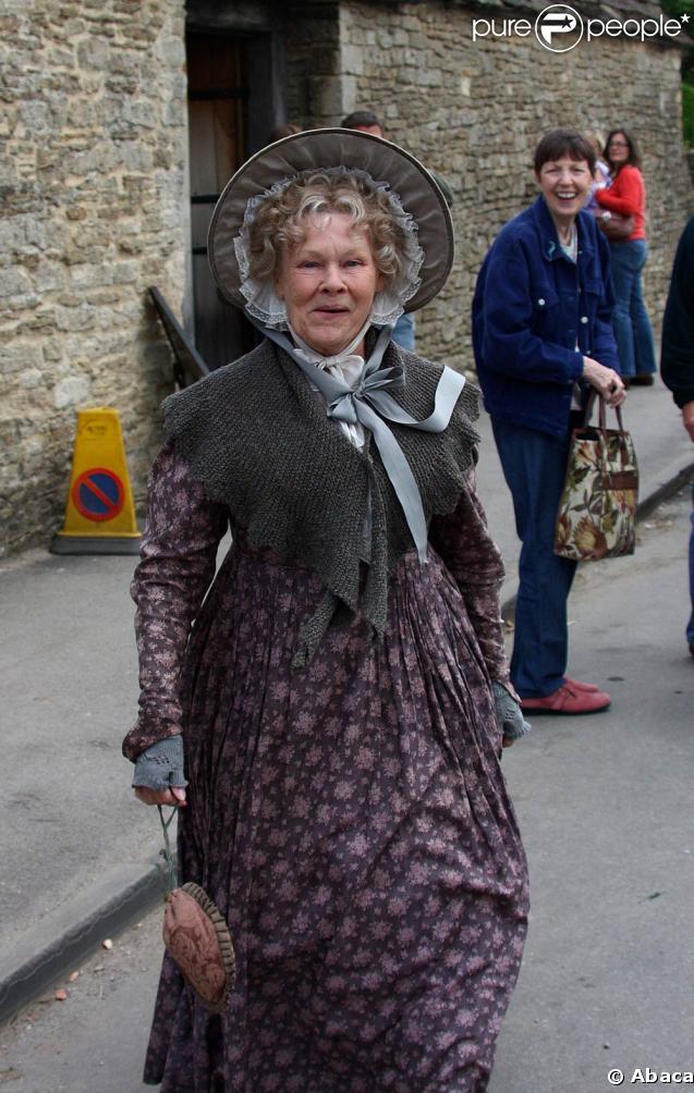 Dame Judi Dench sur le tournage de 