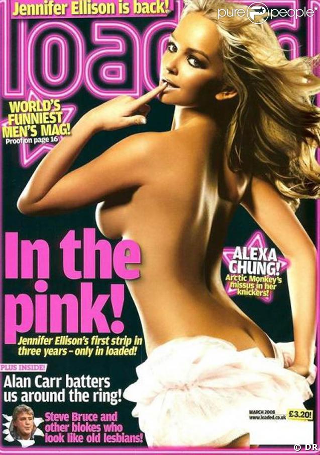 Jennifer Ellison super sexy en couverture de Loaded ! 