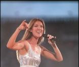 Céline Dion au Stade de France, en 1999.
