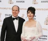 Isabelle Adjani et le Prince Albert au Festival de Monte-Carlo