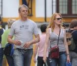 Marg Helgenberger à Cordoue en Espagne il y a quelques jours, en compagnie d'un nouvel homme !