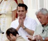 Johnny Depp luisant et bouffi sur le tournage de The Rum Diary, à Porto Rico