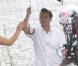 Johnny Depp galant sur le tournage de The Rum Diary, à Porto Rico