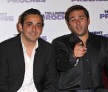 Eric Toledano et Olivier Nakache pour la promotion au Grand Rex à Paris du film Tellement Proches le 14 juin 2009