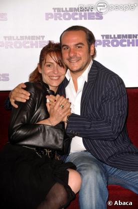 Audrey Dana et François-Xavier Demaison pour la promotion au Grand Rex à Paris du film Tellement Proches le 14 juin 2009