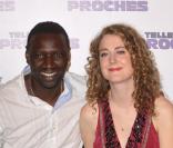 Omar Sy et Joséphine de Meaux pour la promotion au Grand Rex à Paris du film Tellement Proches le 14 juin 2009
