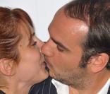 François-Xavier Demaison et Audrey Dana pour la promotion au Grand Rex à Paris du film Tellement Proches le 14 juin 2009