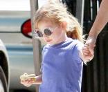 Jennifer Garner et sa fille Violet en promenade, dans Boston