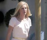 Joely Richardson à Los Angeles, rejoint le tournage de la série Nip/Tuck