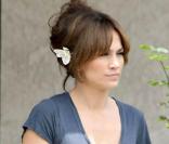Jennifer Lopez sur le tournage de son nouveau film The Back Up Plan, hier à Los Angeles