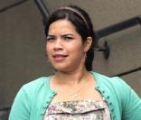 America Ferrera en plein tournage. 15/06/09