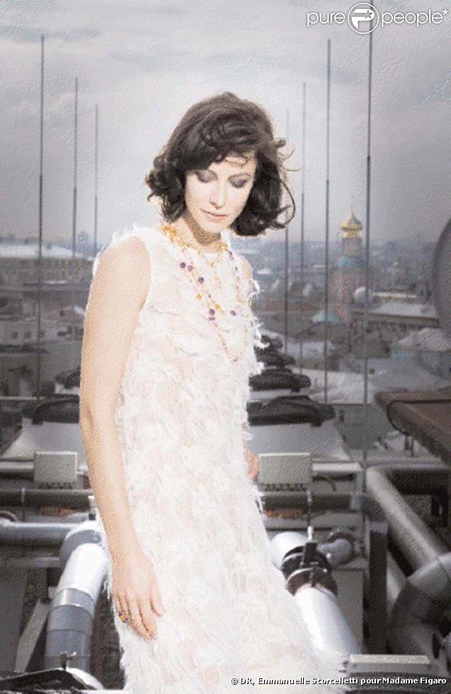 Anna Mouglalis dans Madame Figaro