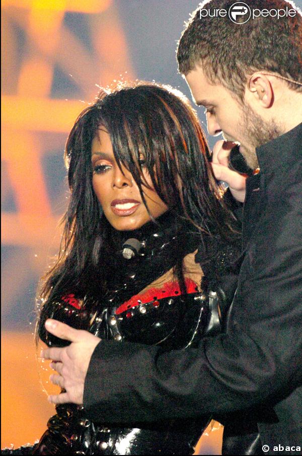 Janet Jackson et Justin Timberlake au Super Bowl 2004