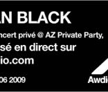 La soirée du label AZ, le 18 juin 2009, sera retransmise sur Awdio.com 