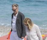 Jessica Lange et Sam Shepard à Savoca en Sicile le 17 juin 2009