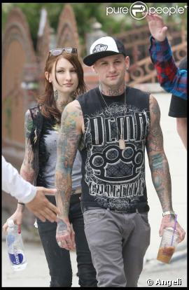 Benji Madden et Hillary, la petite soeur de Pete Wentz