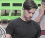 Zachary Quinto sur le tournage de Heroes, juin 2009