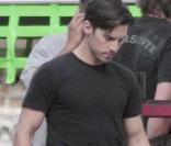 Zachary Quinto sur le tournage de Heroes, juin 2009