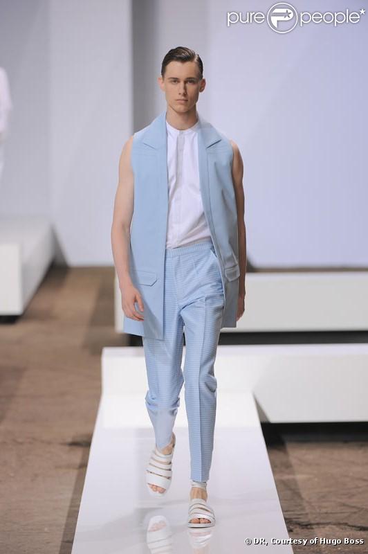 Le défilé Hommes Printemps-été 2010 Hugo Boss à Paris (Halle Freyssinet) le 25 juin 2009
