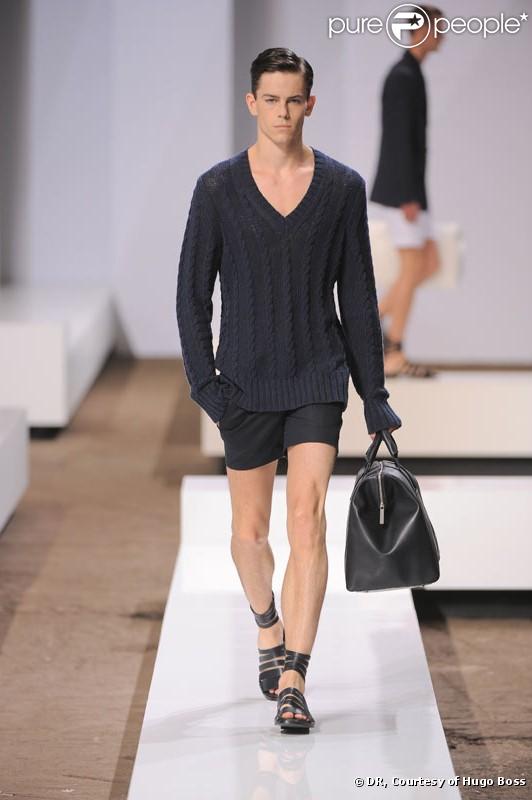 Le défilé Hommes Printemps-été 2010 Hugo Boss à Paris (Halle Freyssinet) le 25 juin 2009