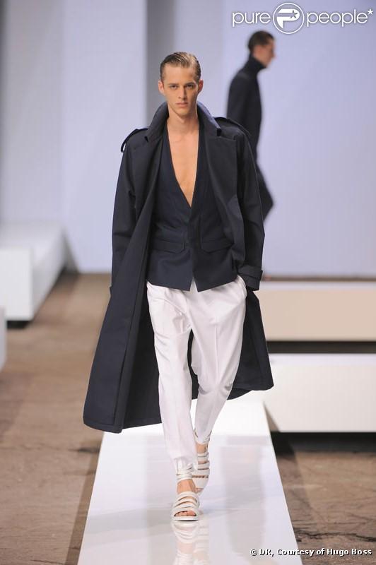Le défilé Hommes Printemps-été 2010 Hugo Boss à Paris (Halle Freyssinet) le 25 juin 2009