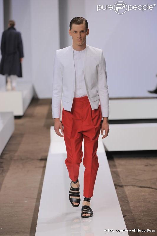 Le défilé Hommes Printemps-été 2010 Hugo Boss à Paris (Halle Freyssinet) le 25 juin 2009