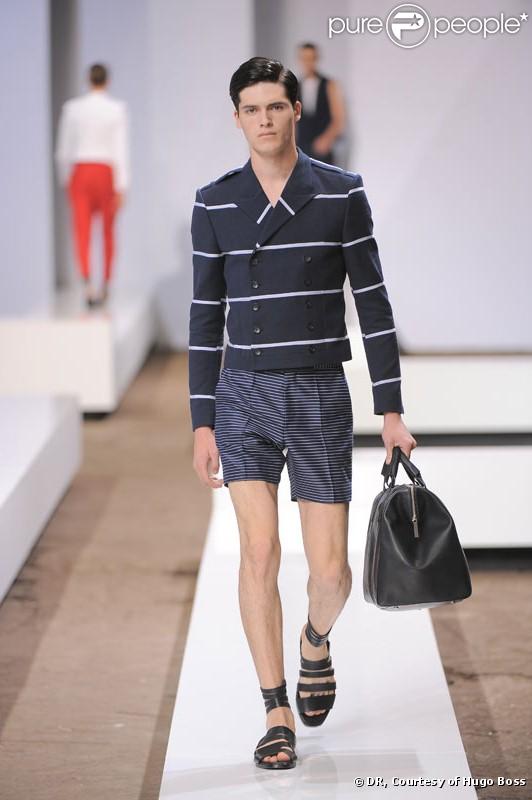 Le défilé Hommes Printemps-été 2010 Hugo Boss à Paris (Halle Freyssinet) le 25 juin 2009