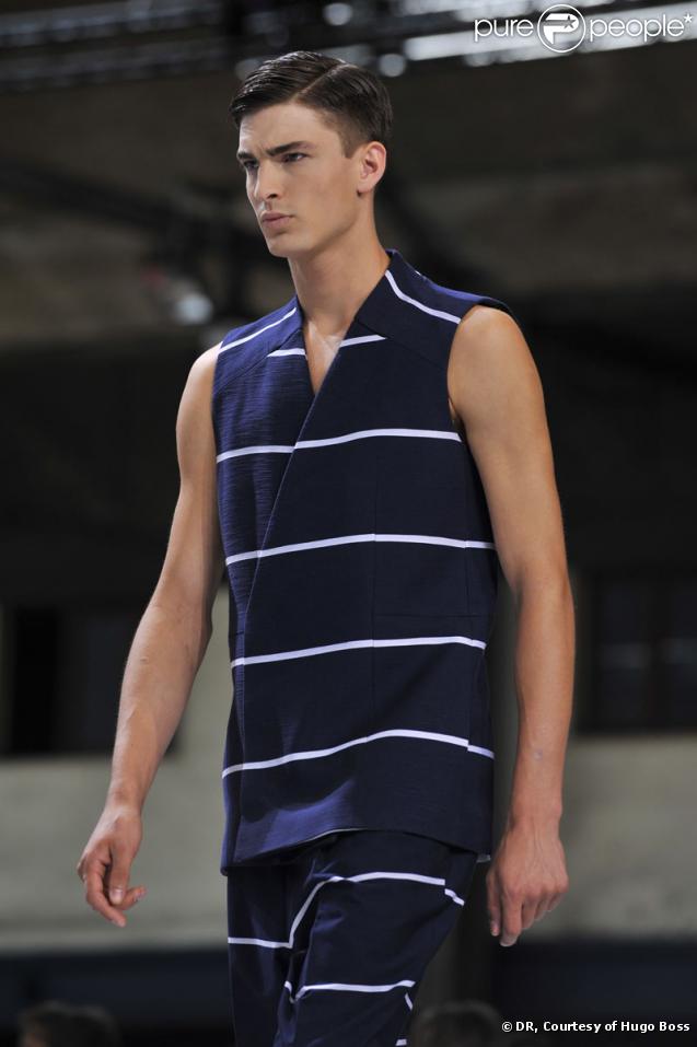 Le défilé Hommes Printemps-été 2010 Hugo Boss à Paris (Halle Freyssinet) le 25 juin 2009